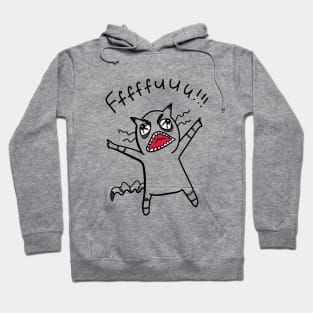 Fffuuu Rage Cat - light ($ for SilverCord-VR) Hoodie